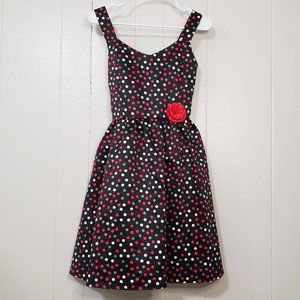 Disorderly Kids Polka Dot Dress Size 16.5 (Women's S)
